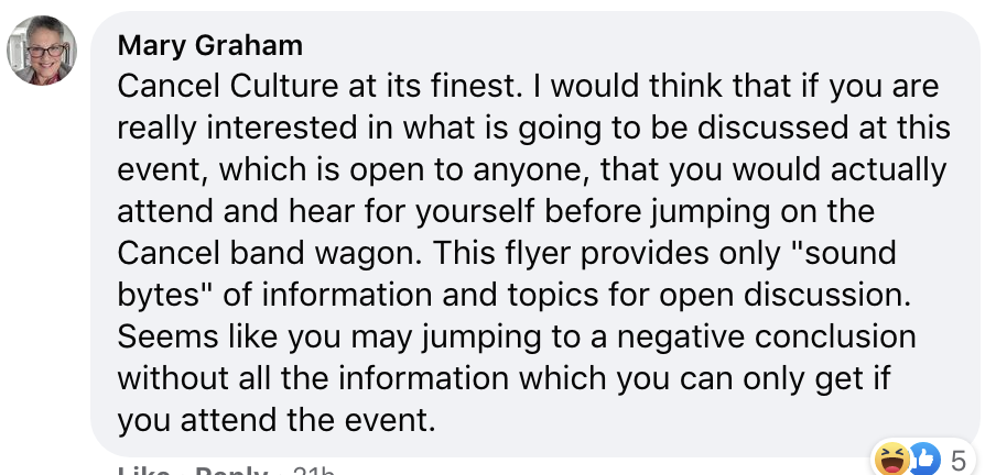 facebook comment 7/20/21